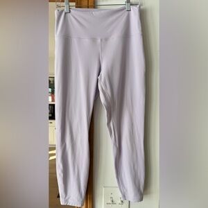 🍇Lululemon ALIGN LEGGINGS 25 inch inseam Double Lined Lavendar size 12